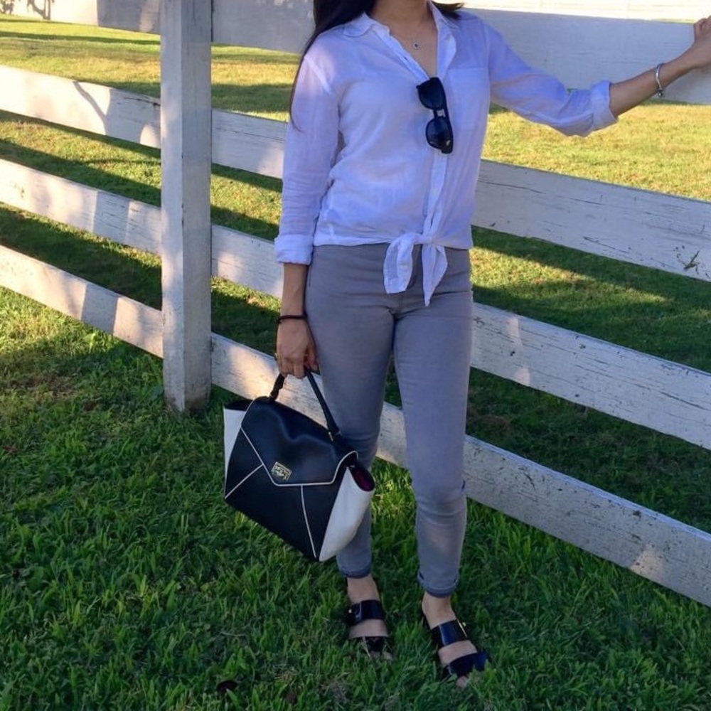 Grey jeans wore once